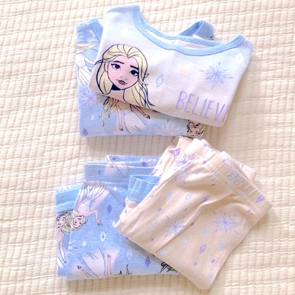 Disney Frozen II toddler pajamas. Set of two. Size is 3T. Soft and lightweight. - Picture 2 of 6